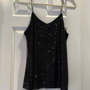 Muche Muchette Black Sequins Top